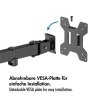 LogiLink Uchwyt do monitora 2x 17-32',10kg max na ramie